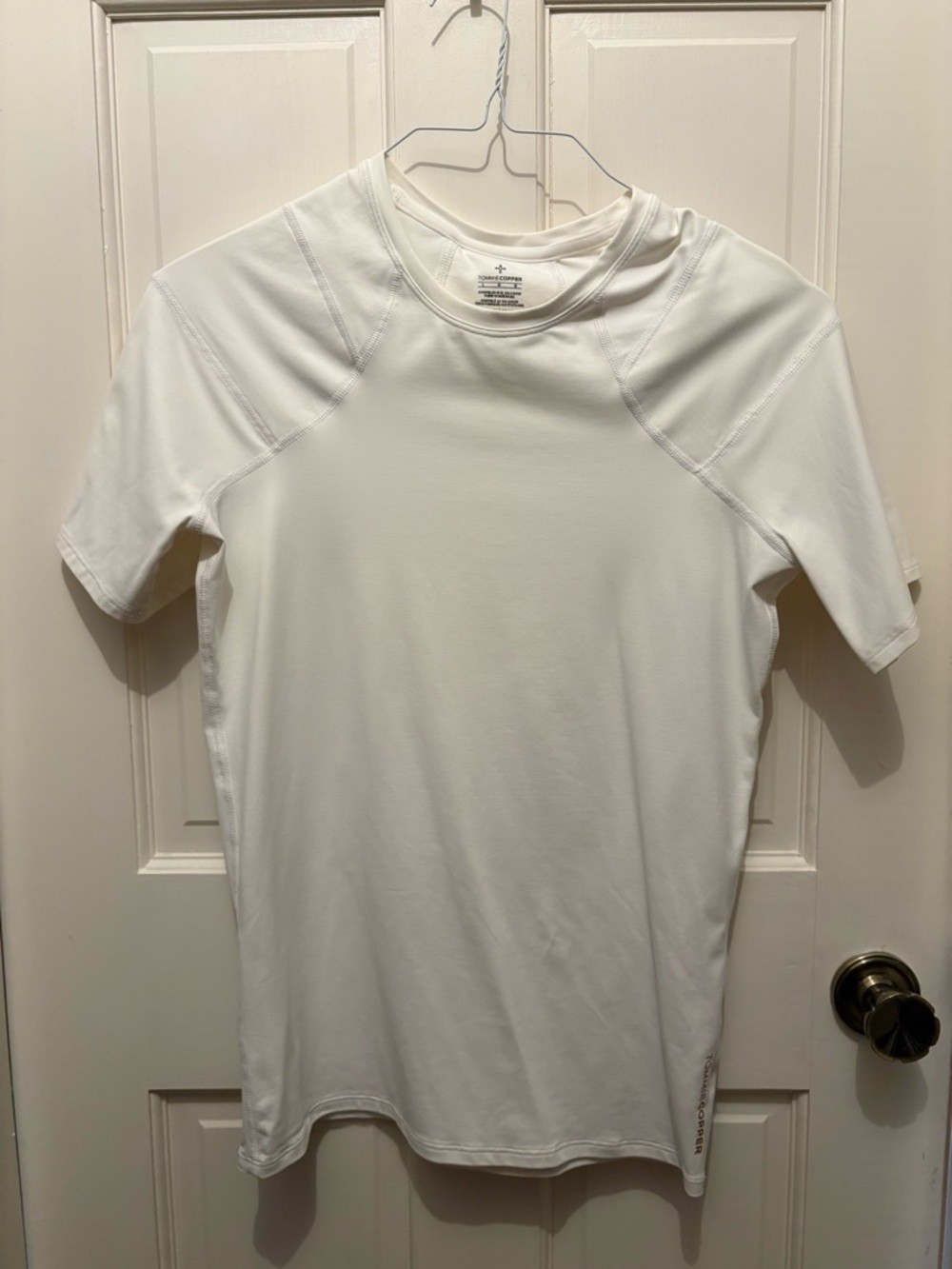 2pk - Tommie Copper Men's White Conpression Short Sleeve Tees